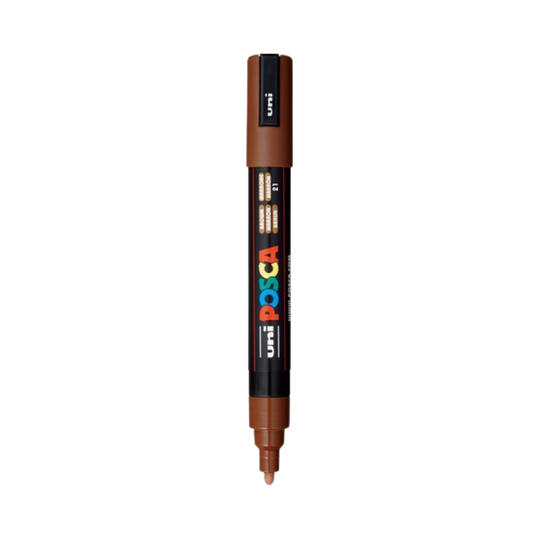 Posca PC-5M Paint Marker Medium Bullet Tip - Brown