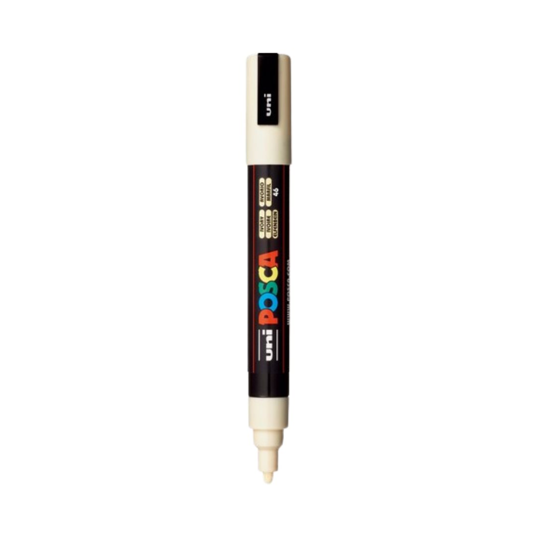Posca PC-5M Paint Marker Medium Bullet Tip - Ivory