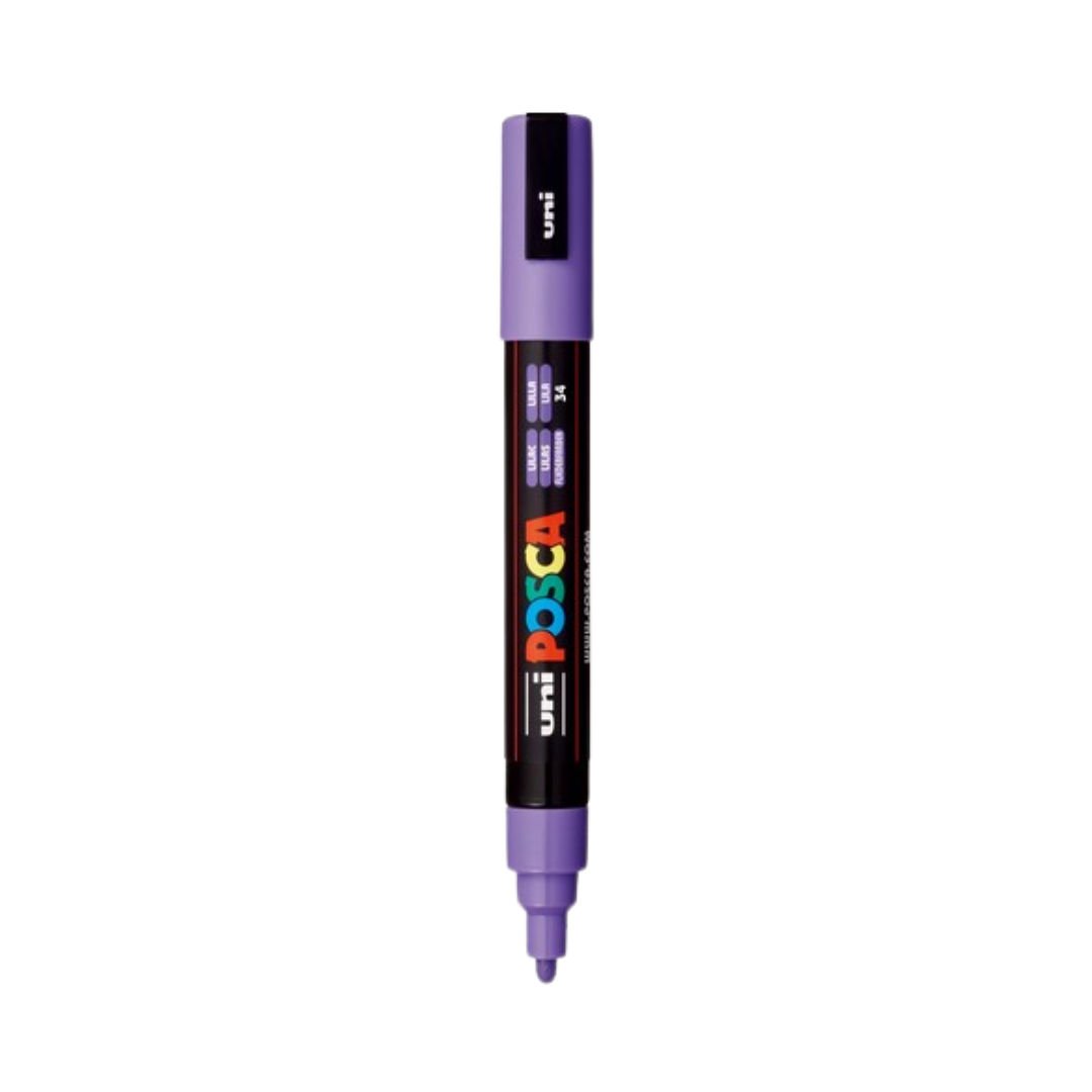 Posca PC-5M Paint Marker Medium Bullet Tip - Lilac