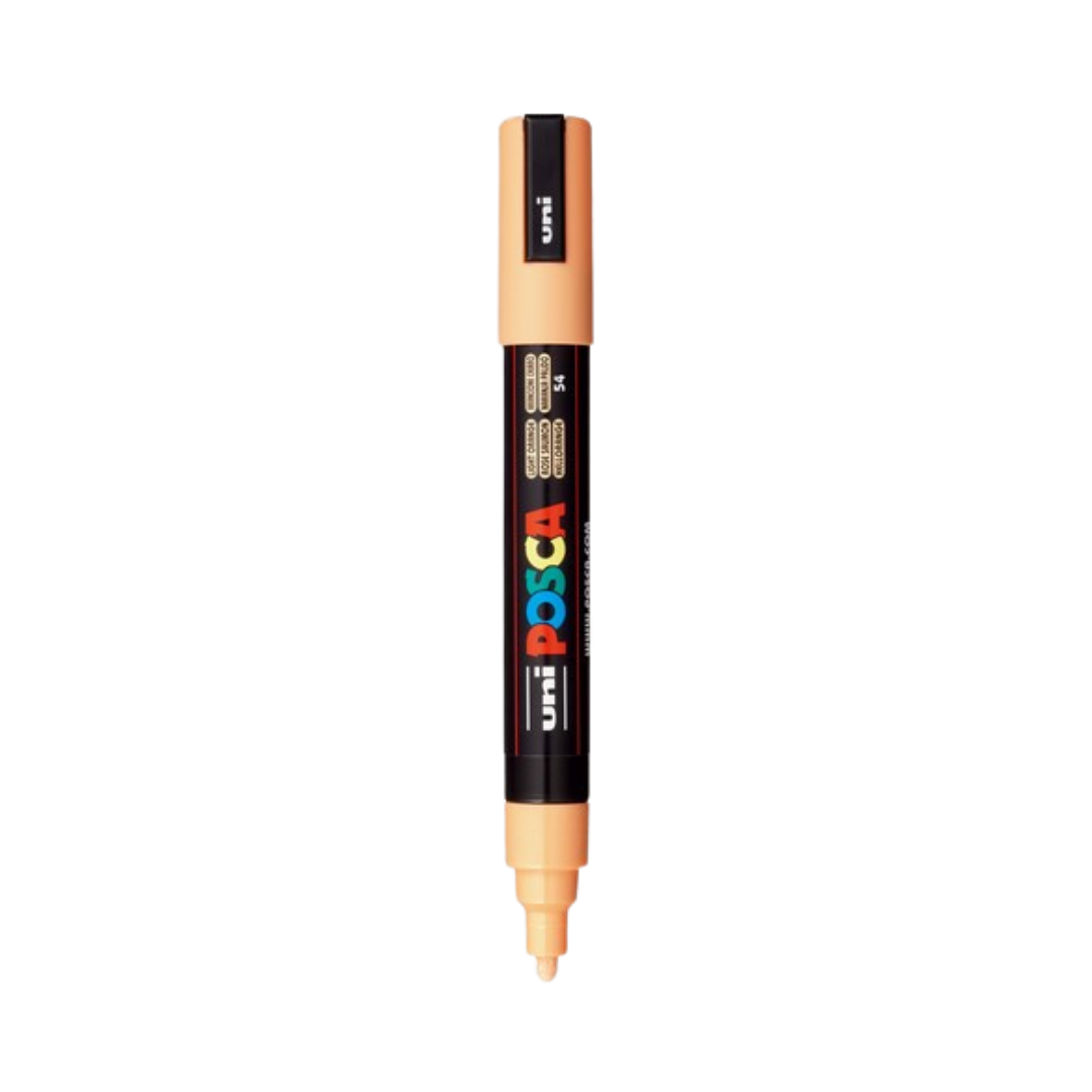 Posca PC-5M Paint Marker Medium Bullet Tip - Light Orange