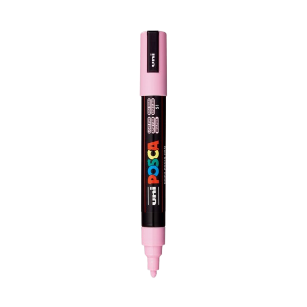 Posca PC-5M Paint Marker Medium Bullet Tip - Light Pink