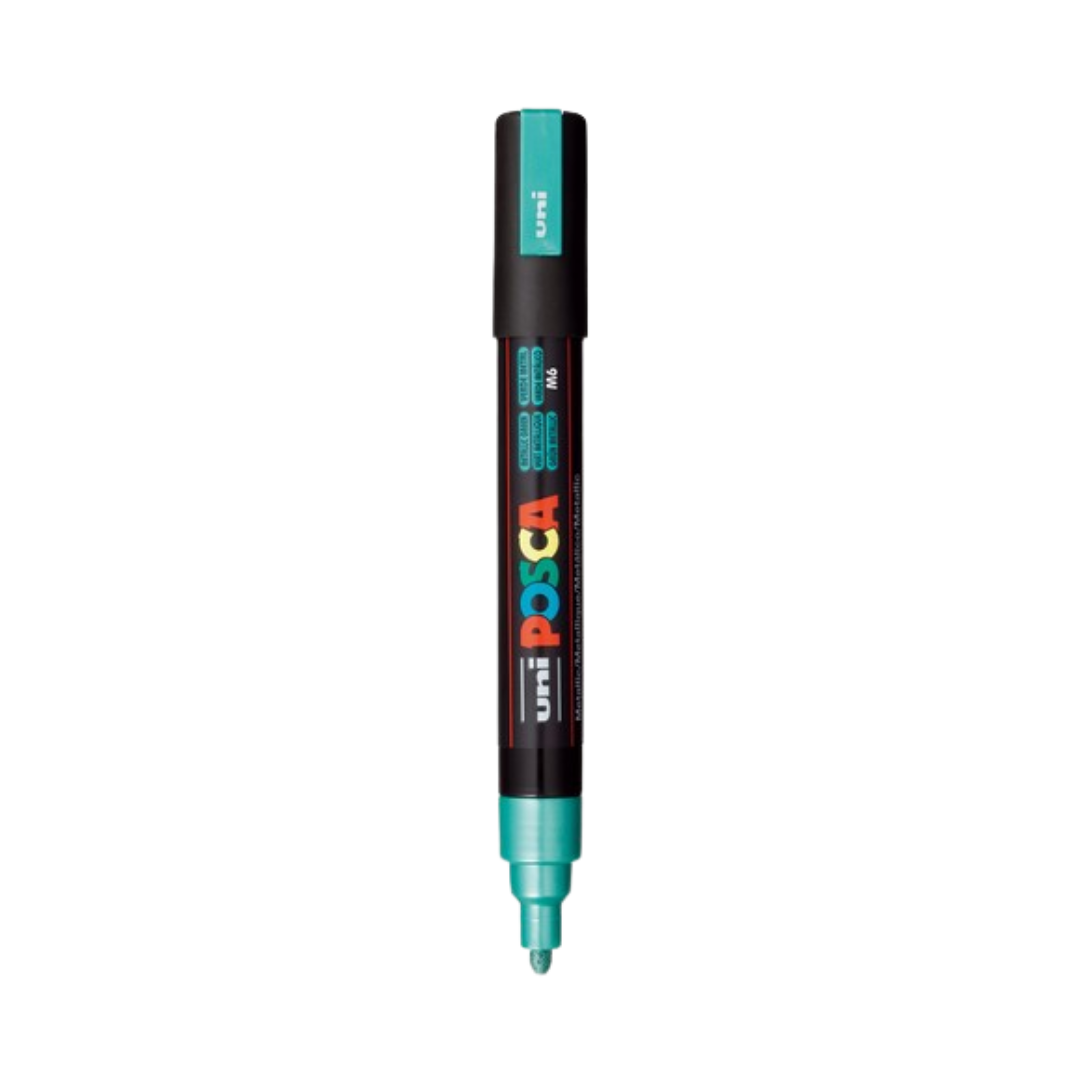 Posca PC-5M Paint Marker Medium Bullet Tip - Metallic Green