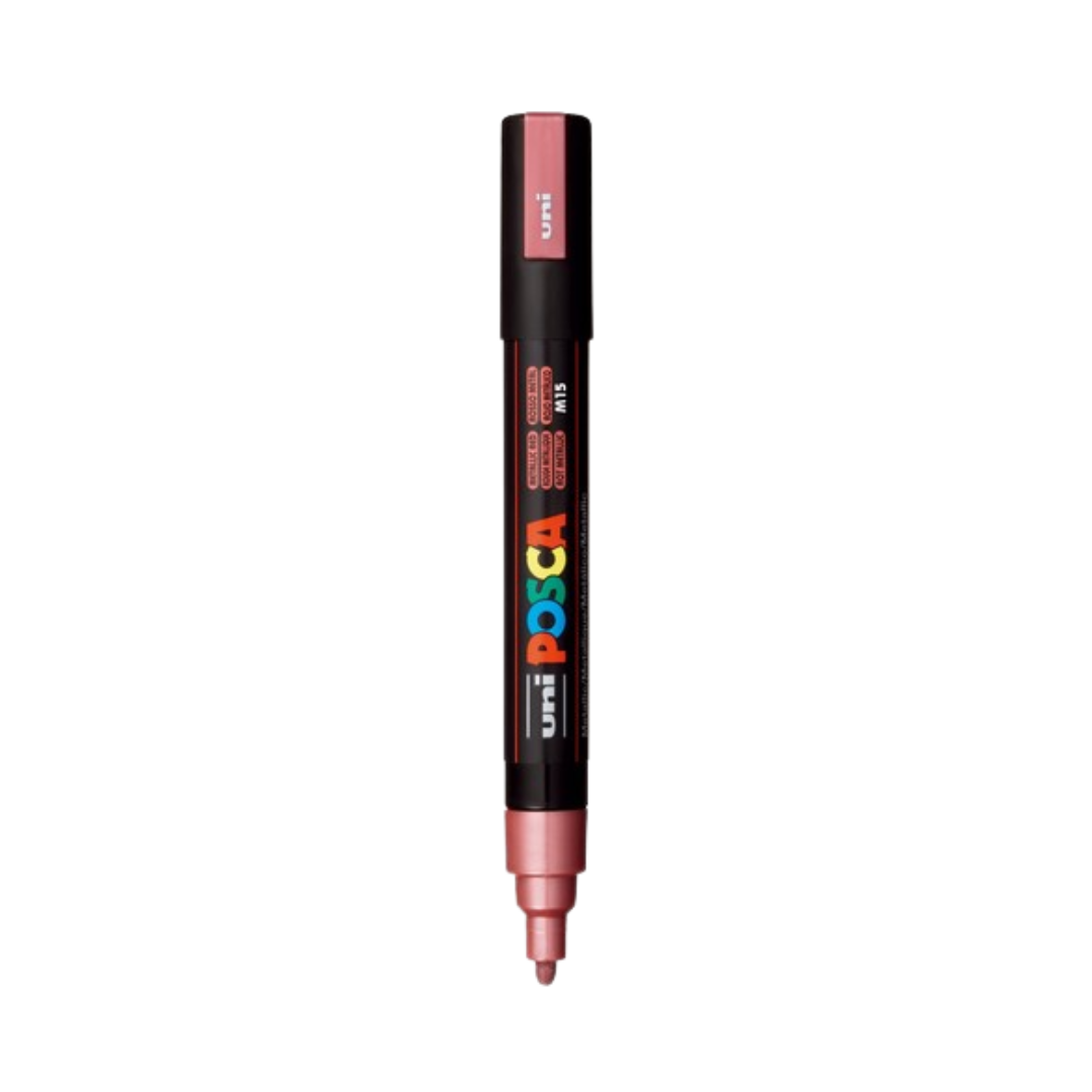 Posca PC-5M Paint Marker Medium Bullet Tip - Metallic Red