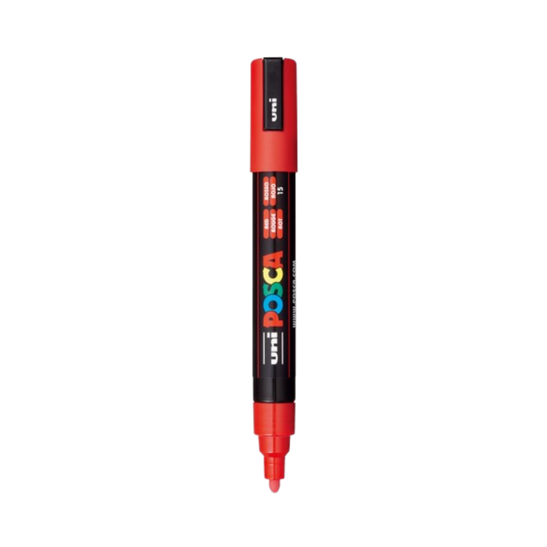Posca PC-5M Paint Marker Medium Bullet Tip - Red