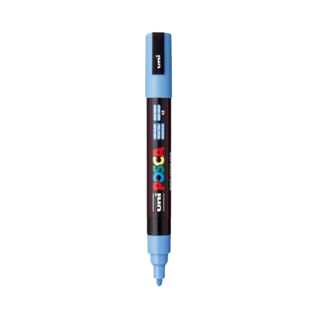 Posca PC-5M Paint Marker Medium Bullet Tip - Sky Blue