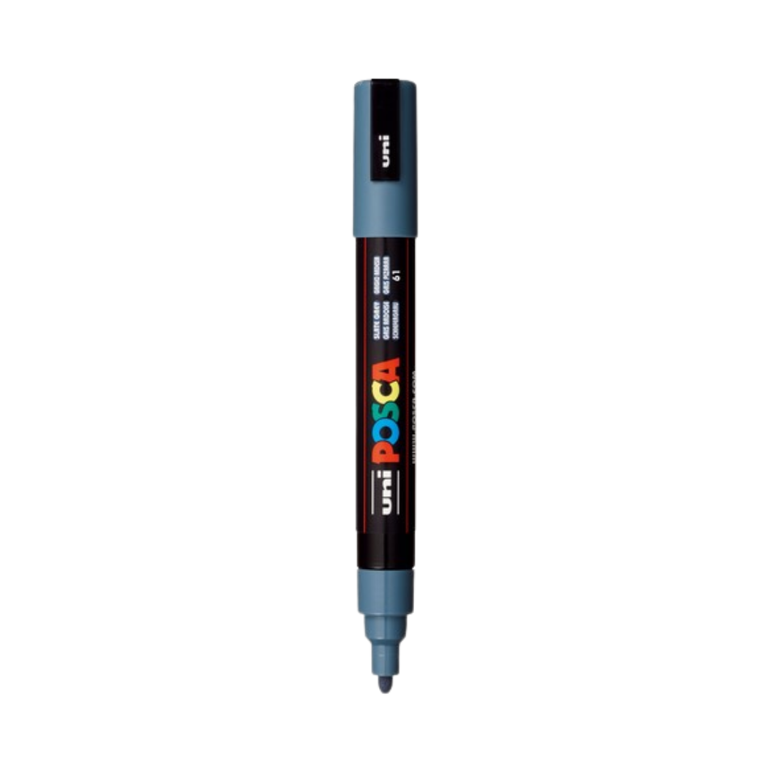 Posca PC-5M Paint Marker Medium Bullet Tip - Slate Grey
