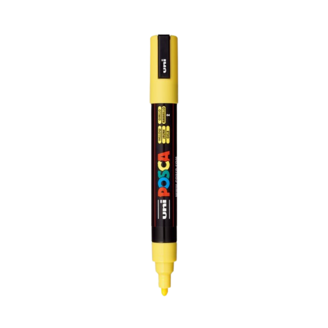Posca PC-5M Paint Marker Medium Bullet Tip - Yellow