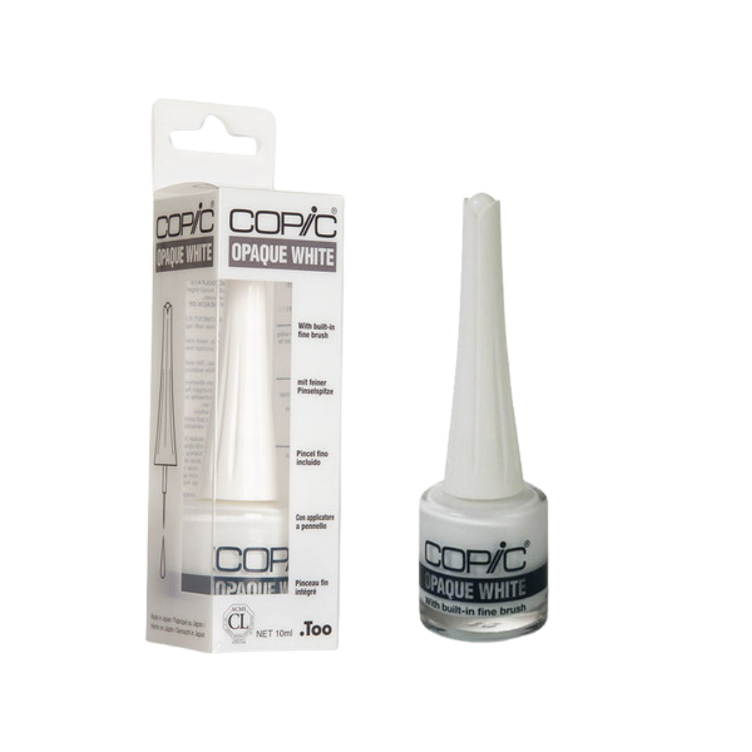Copic Opaque White with Fine Brush – 6 ml