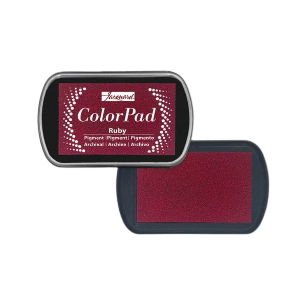 Jacquard ColorPad Pigment Ink Pad - Ruby