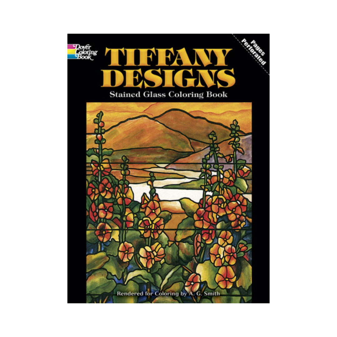 Stained Glass Coloring Book