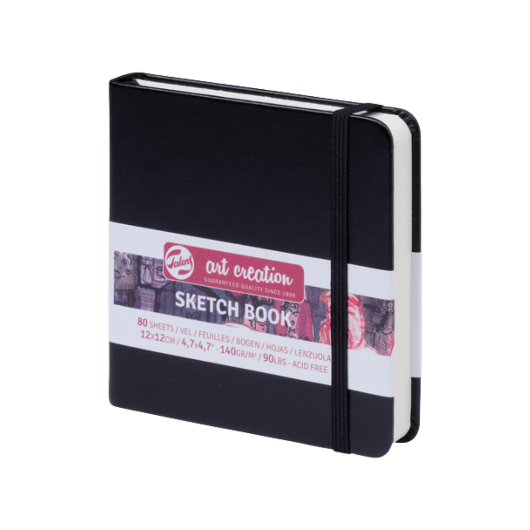 Talens Art Creation Sketchbook 4.72" X 4.72" - Black