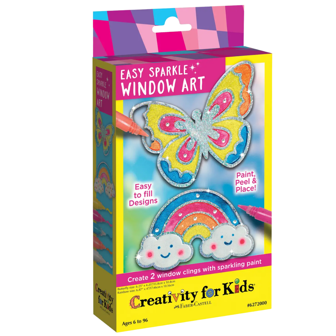 Easy Sparkle Window Art Mini Kit Craft Kit For Kids