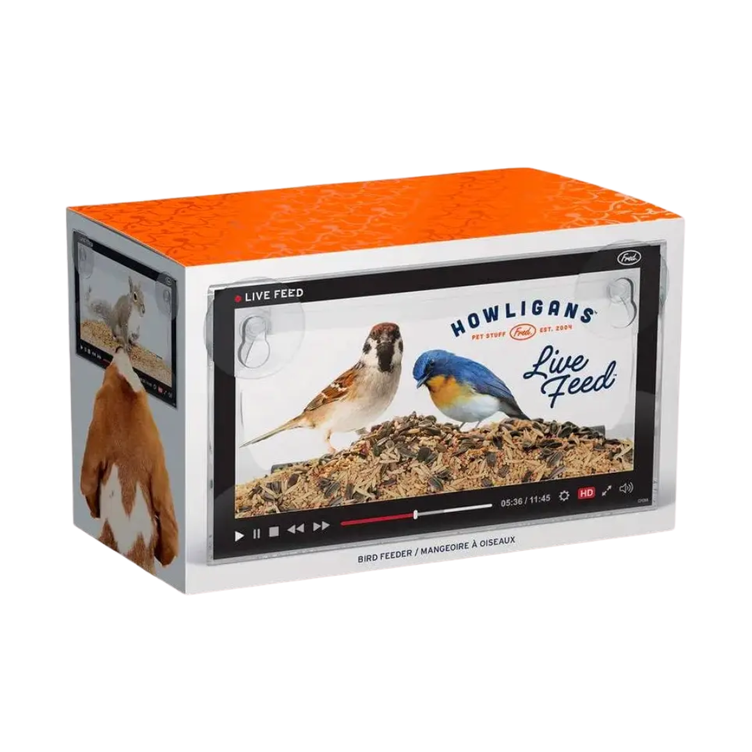 Howligans Bird Feeder - Live Feed