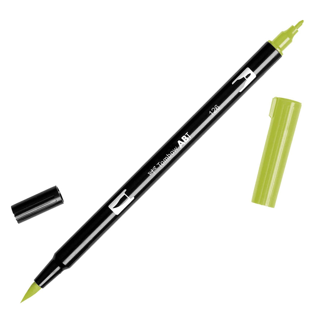 Dual Brush Pen Art Markers - 126 Light Olive