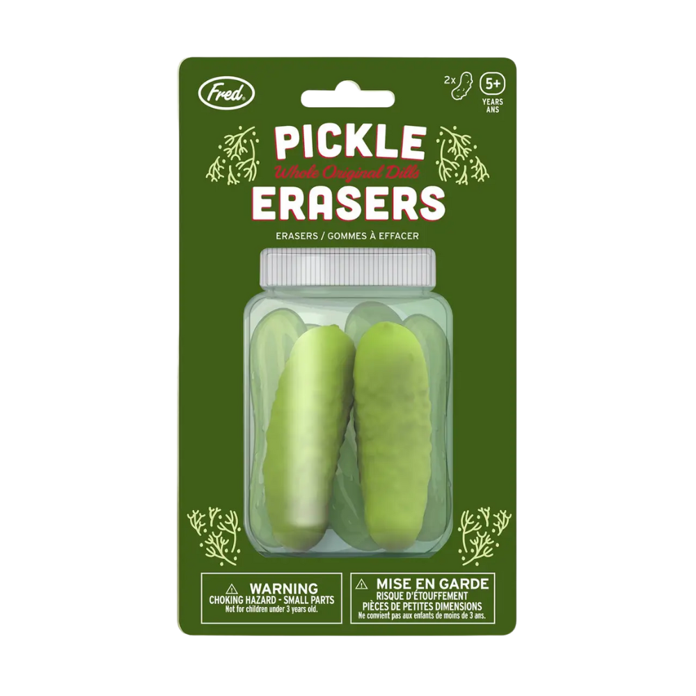 Pickle Erasers (2 ct)