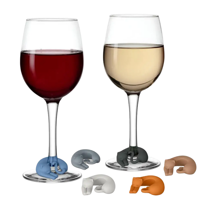 Wine Lives - Cat Drink Markers (6 ct)
