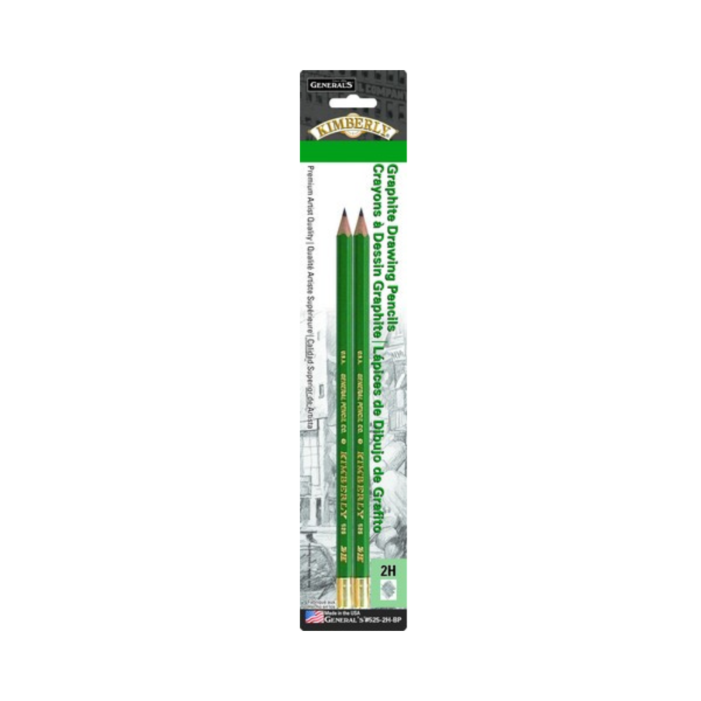 General's Pencil Graphite Pencil 2H 2 pack