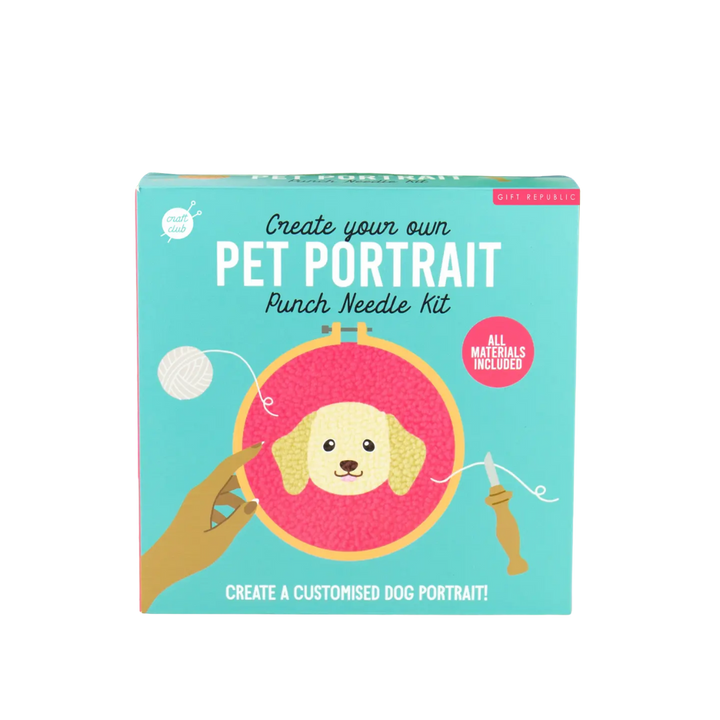 Dog Pet Portrait - Dog Punch Needle