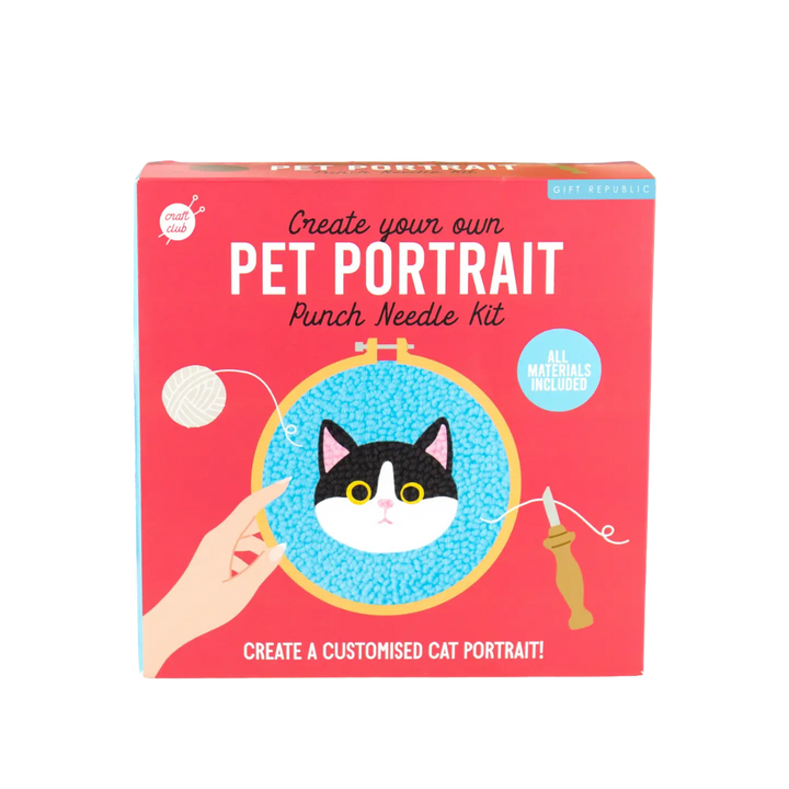 Pet Portraits - Cat Punch Needle