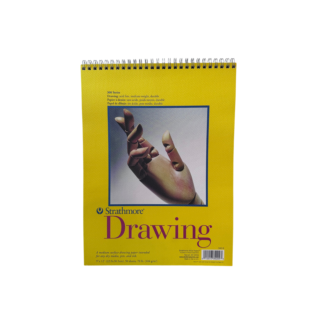 Drawing, Spiral 9"x12" Strathmore