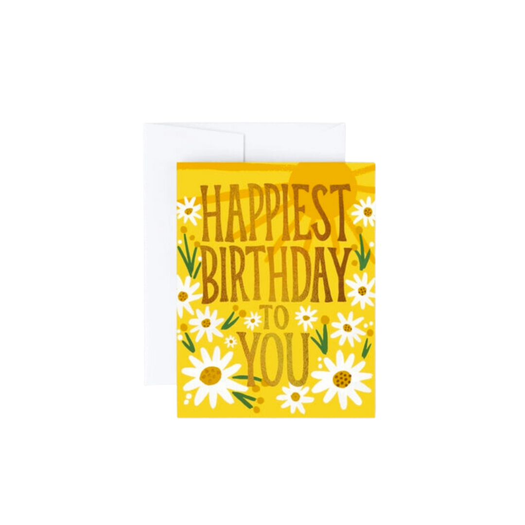 Happy Birthday Daisy Card