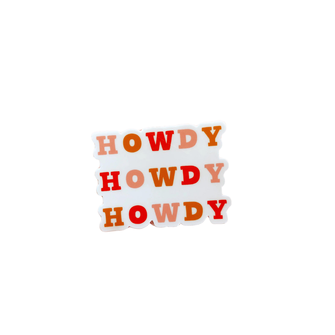 Warm Howdy Sticker