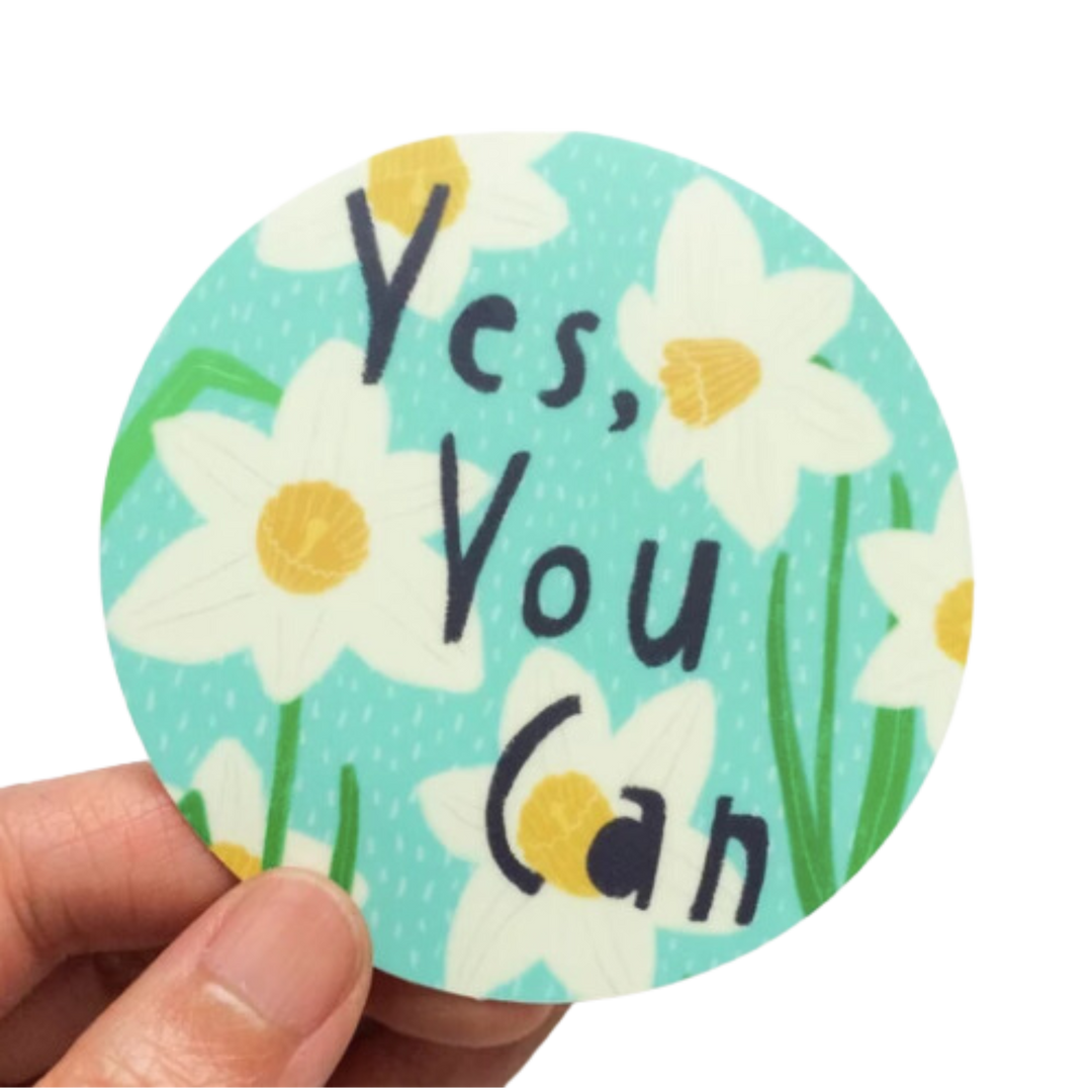 Yes You Can Sticker