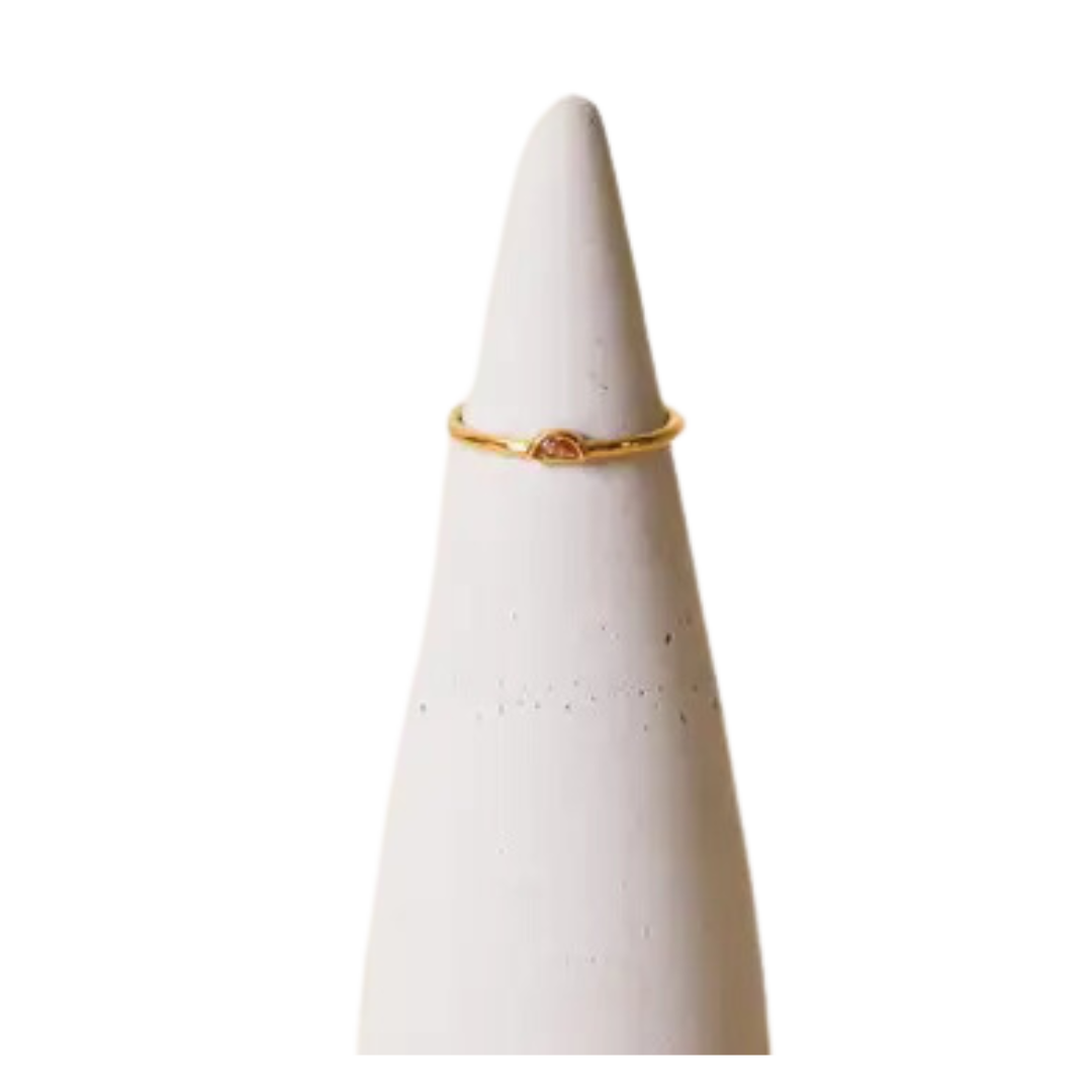 Gold Rings - Half Moon Champagne