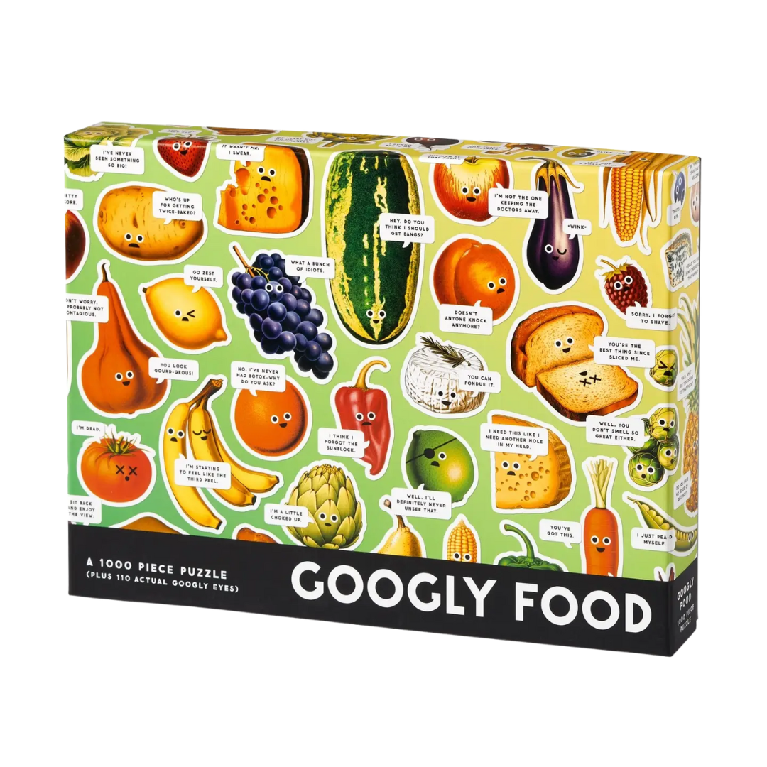 Brass Monkey Googly Food - 1000 Piece Puzzle