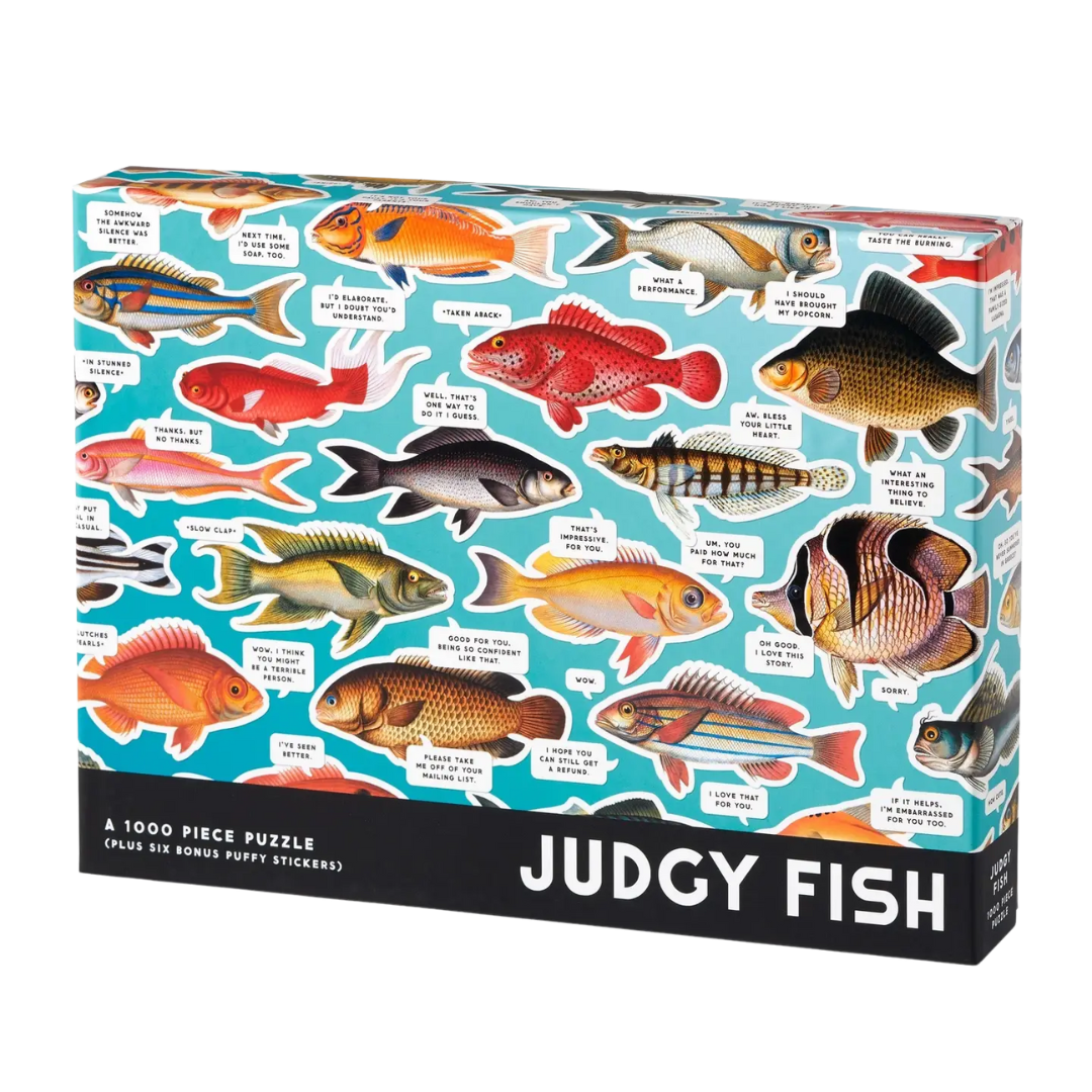 Brass Monkey Judgy Fish - 1000 Piece Puzzle