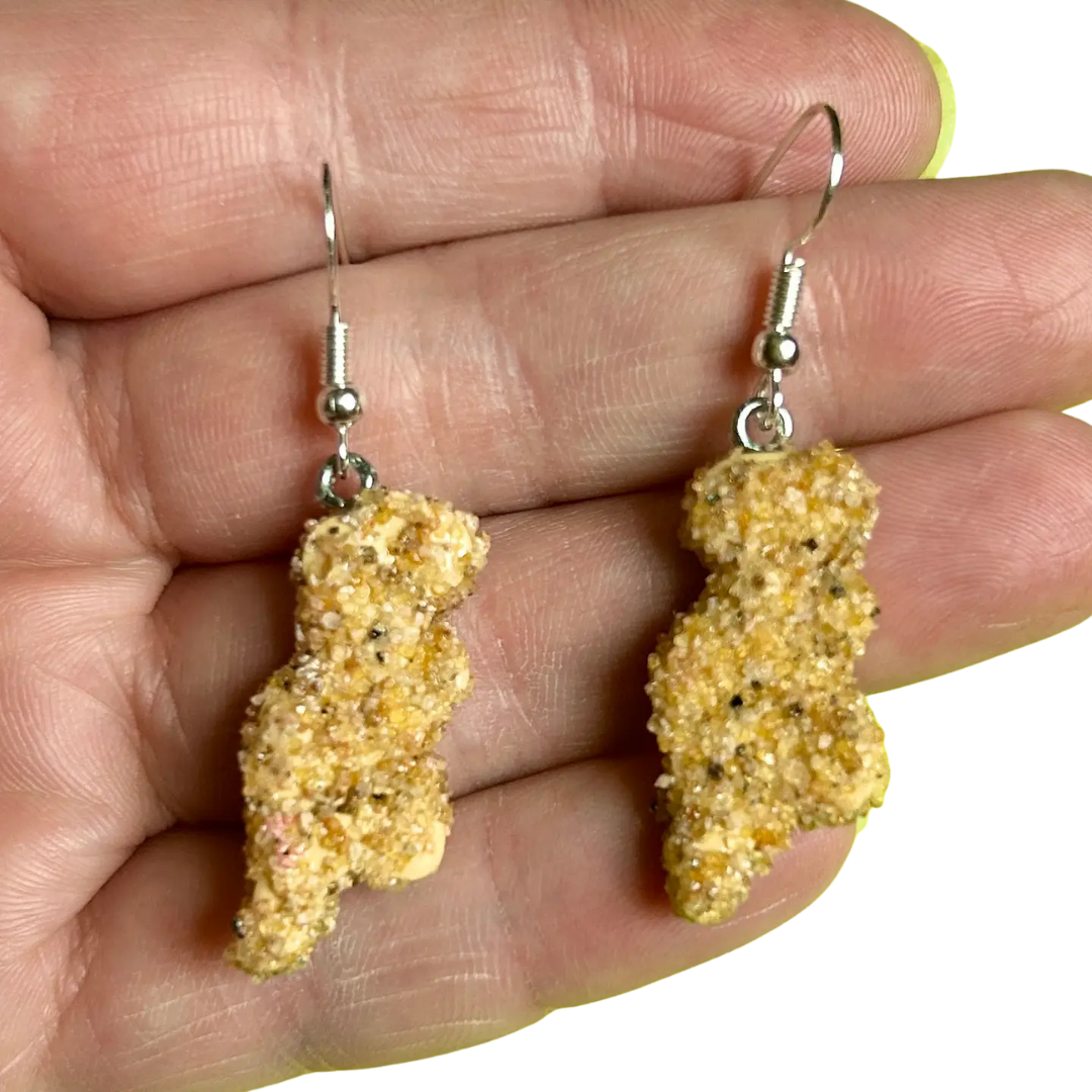 Dino Chicken Nugget Earrings