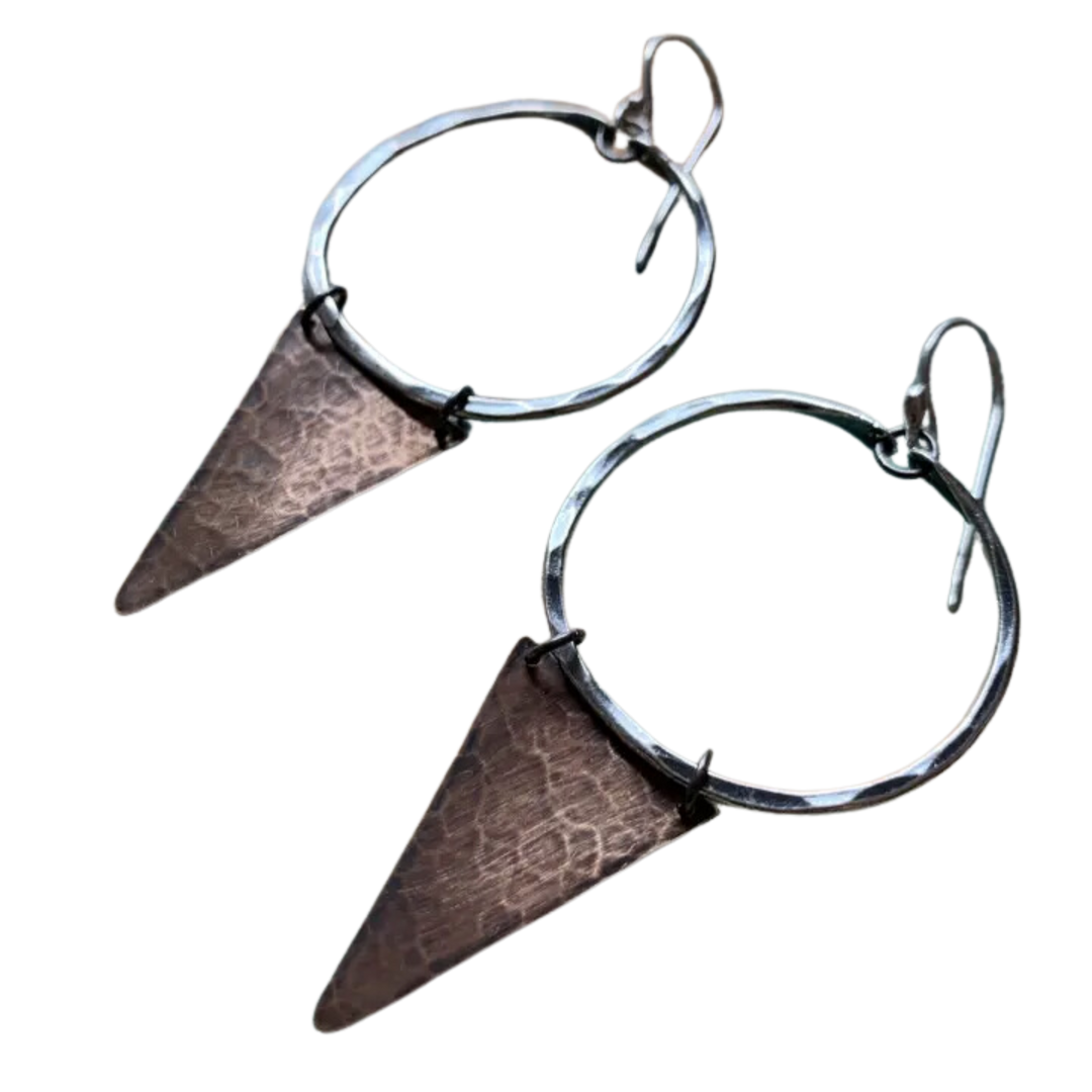 Long Geometric Earrings - Medium