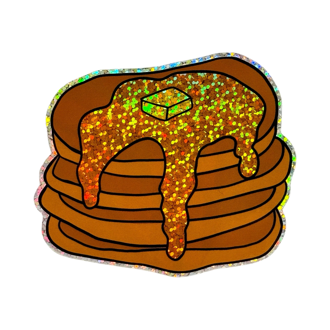 Glitter Pancakes Sticker