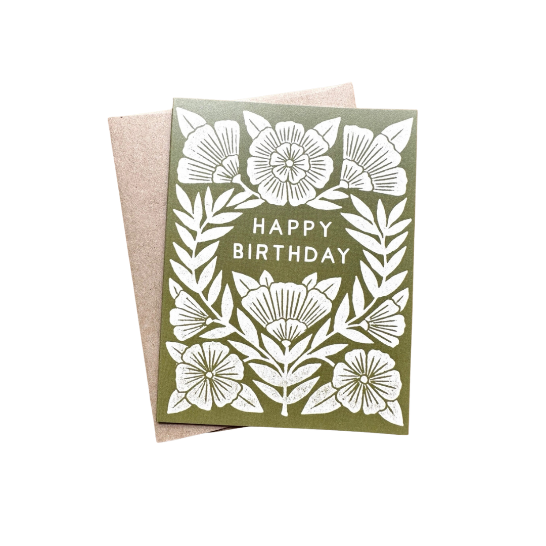 Happy Birthday Offset Printed Card OP08