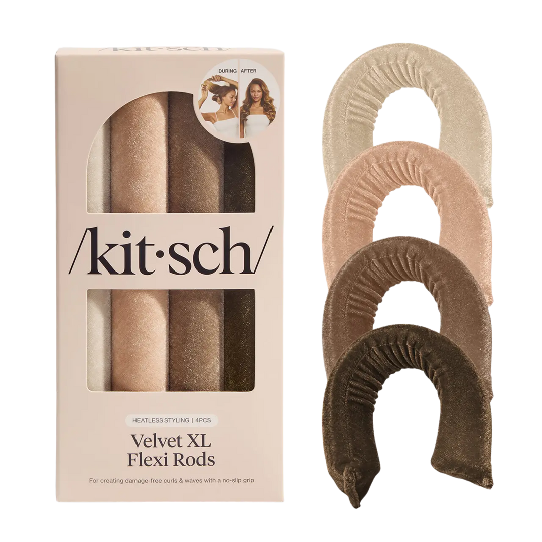 Velvet Xl Flexi Rods 4pc Set - Eucalyptus