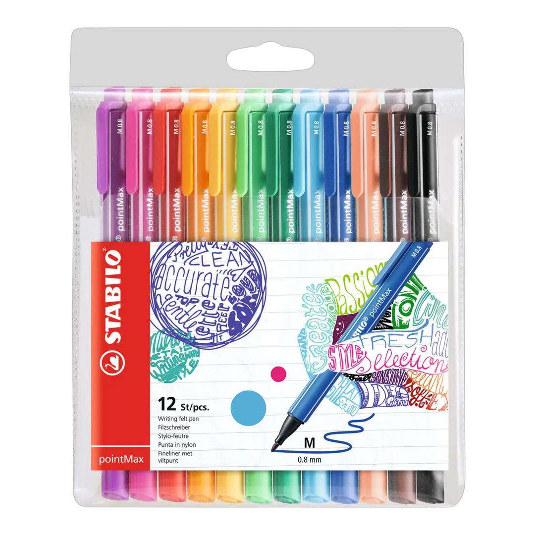 Stabilo Pointmax Pen Set of 12