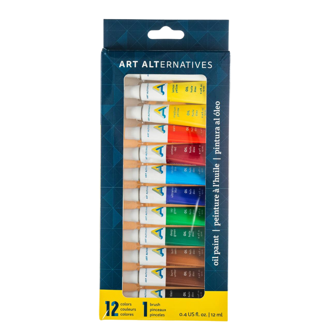 Art Alternatives Economy Oil Paint Set 12 colors- 12ML