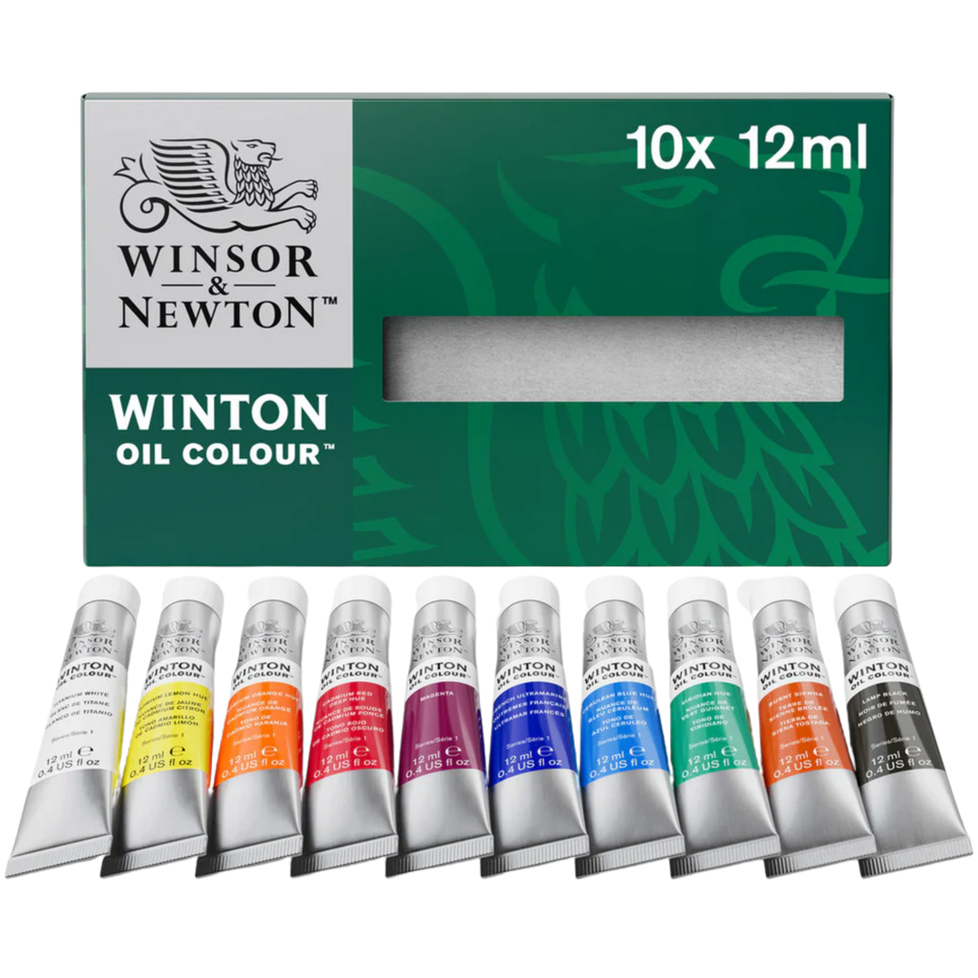 Winsor & Newton Introduction to Fine Art Winton Oil 10 Color Set