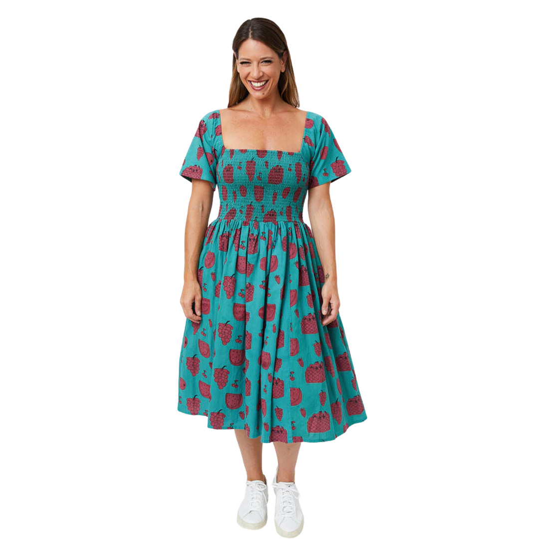 Teddy Dress Fruity Pink