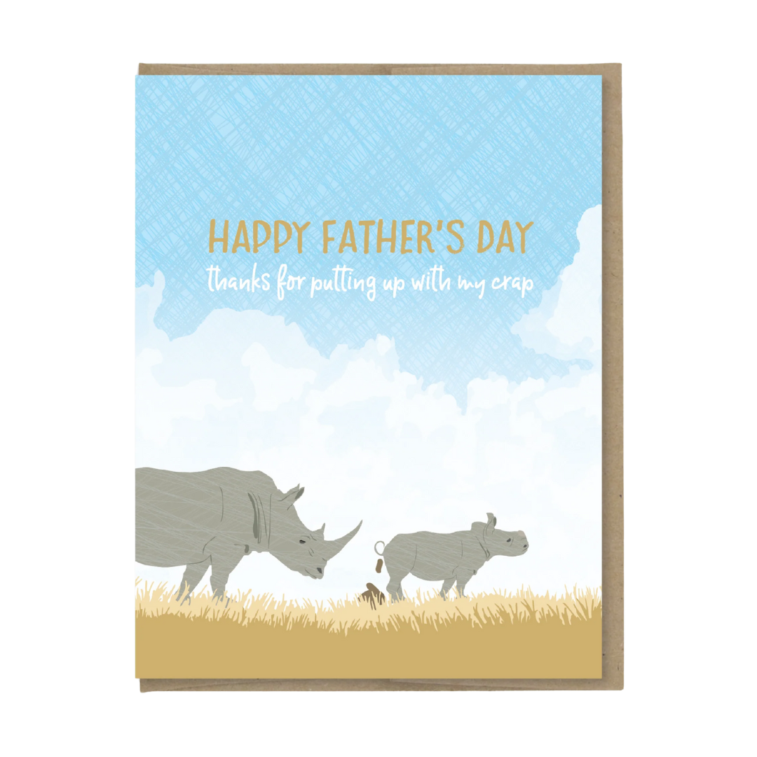 Putting Up with Crap Dad Card