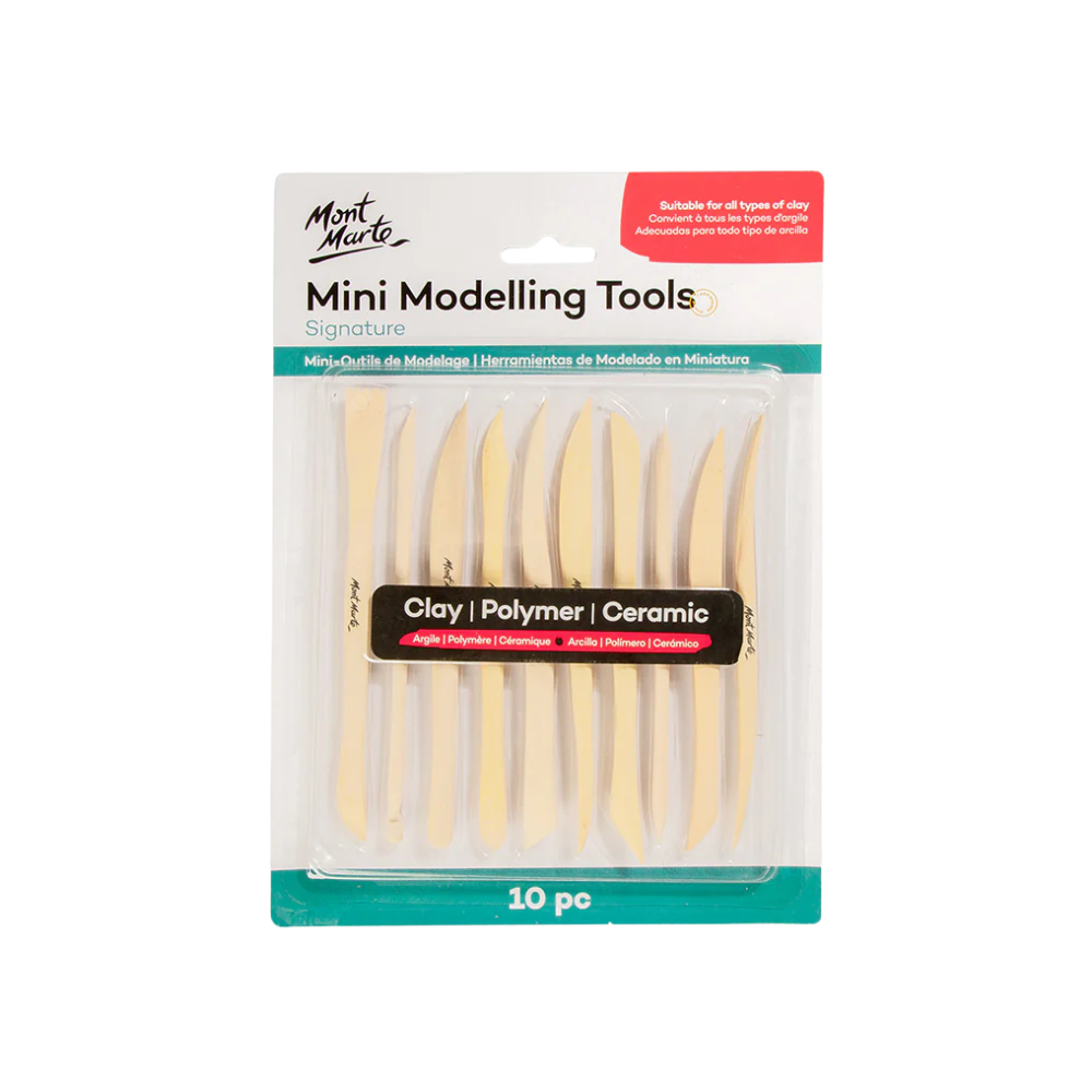Mini Modelling Tools Boxwood 10pc