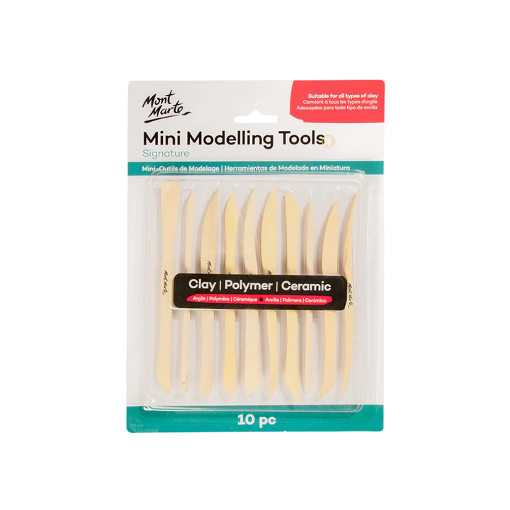 Mini Modelling Tools Boxwood 10pc