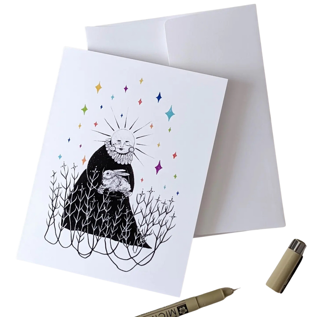 "Prism Priestess No.Ii" Notecard