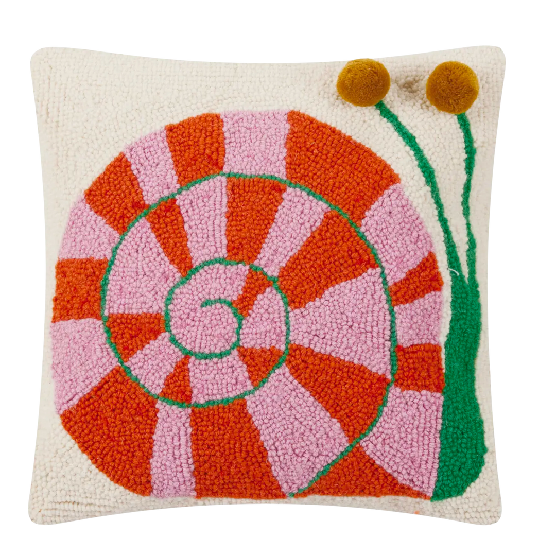Snail's Pace w/Pom Pom Eyes Hook Pillow