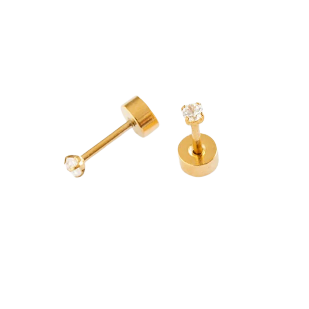 Mini Diamond Stud Earring