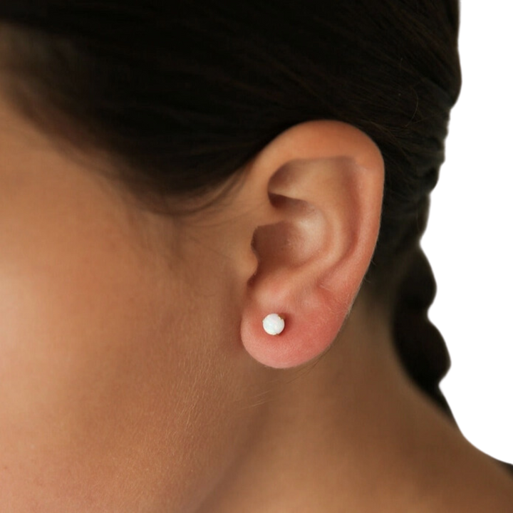Opal Stud Earring