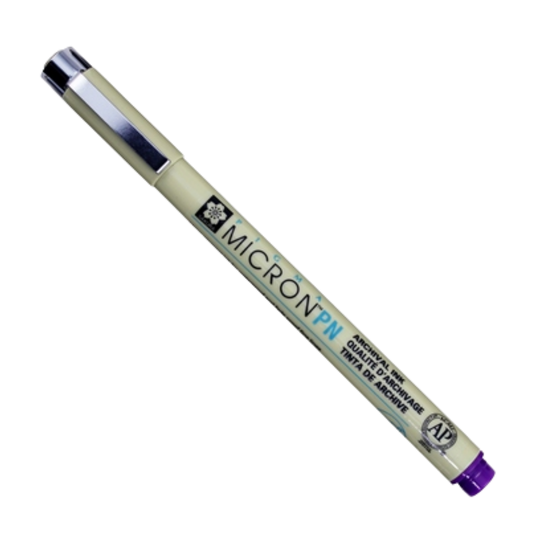 Pigma Micron Purple Pen Plastic Nib