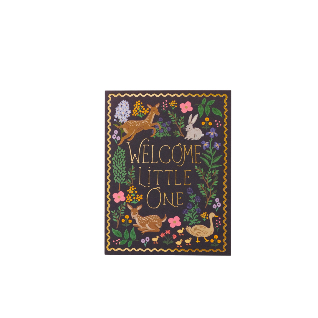 Woodland Welcome Card