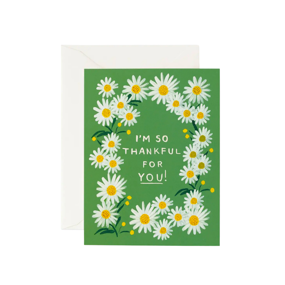 Daisies Thankful for You Card