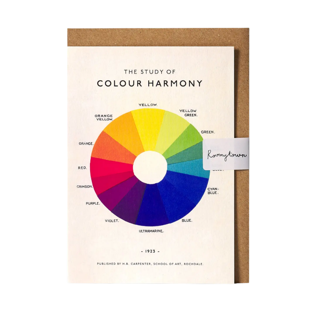 Greetings Card - the Study of Colour Harmony